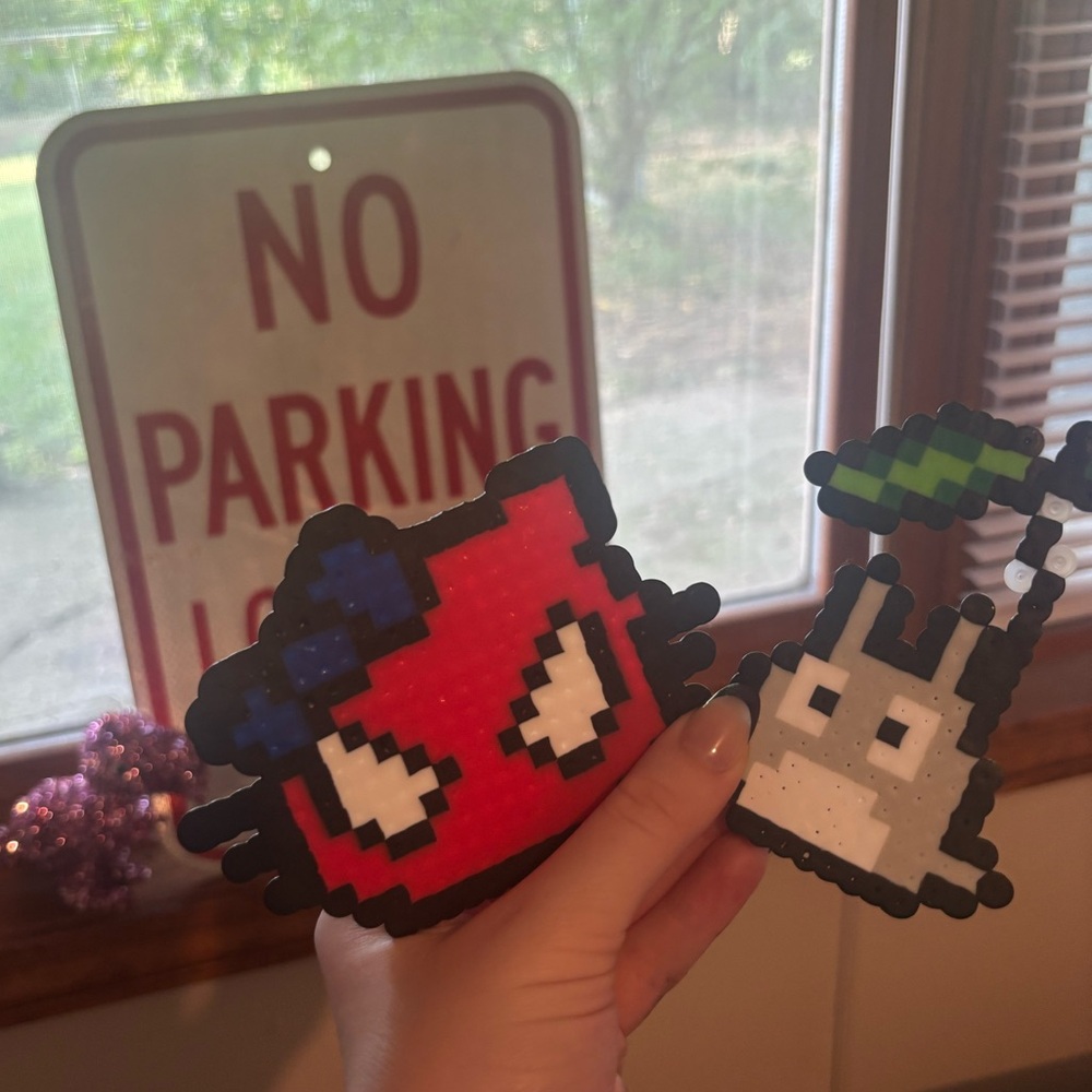 Pixel Art - sold separately 💚 hello Kitty x Spider-Man + Totoro